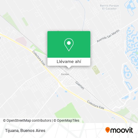 Mapa de Tijuana