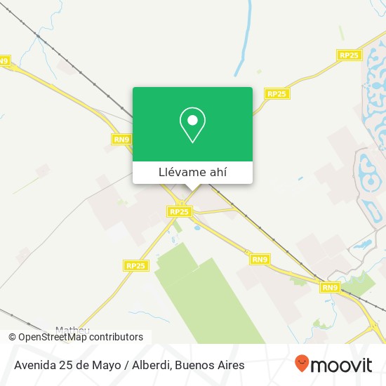 Mapa de Avenida 25 de Mayo / Alberdi