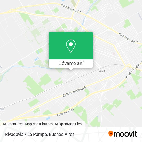 Mapa de Rivadavia / La Pampa