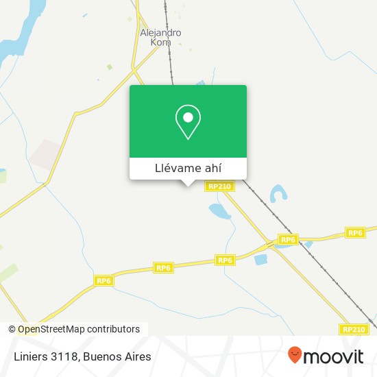 Mapa de Liniers 3118