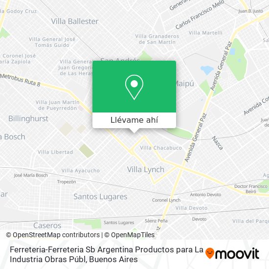 Mapa de Ferreteria-Ferreteria Sb Argentina Productos para La Industria Obras Públ