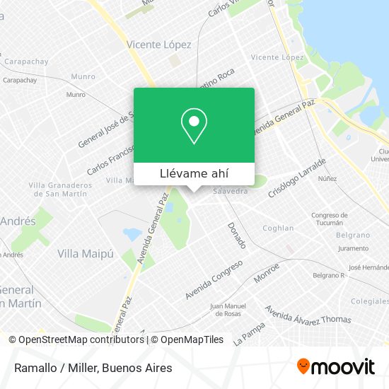 Mapa de Ramallo / Miller