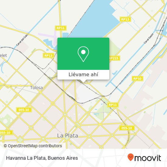 Mapa de Havanna La Plata