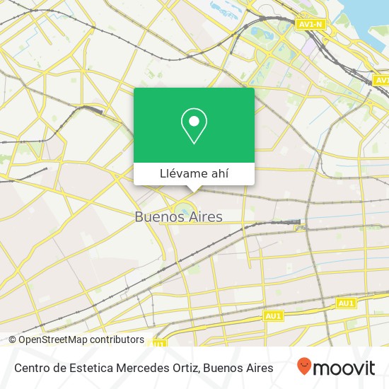 Mapa de Centro de Estetica Mercedes Ortiz