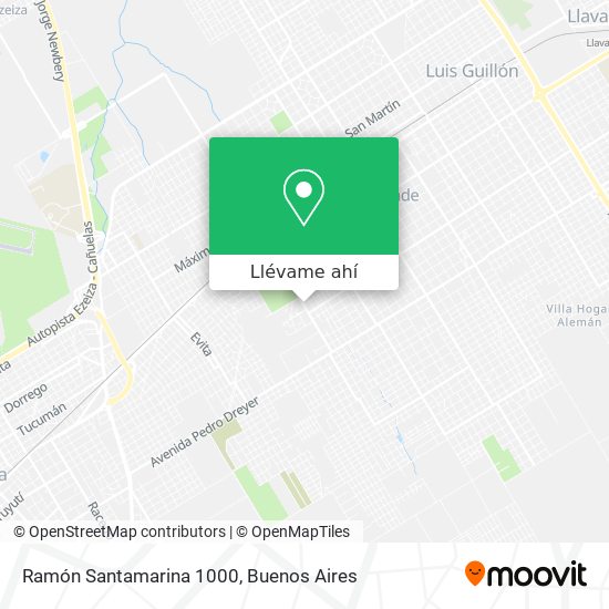 Mapa de Ramón Santamarina 1000