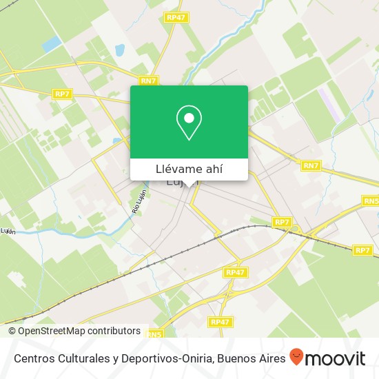 Mapa de Centros Culturales y Deportivos-Oniria