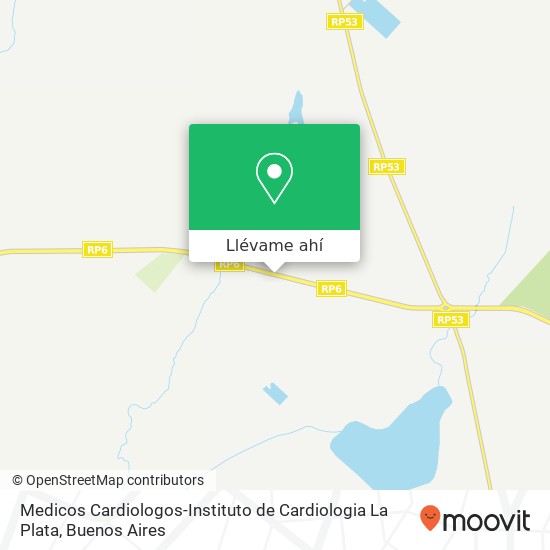 Mapa de Medicos Cardiologos-Instituto de Cardiologia La Plata
