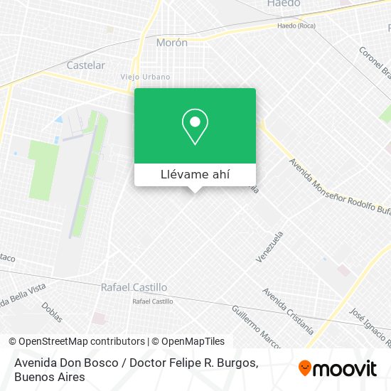 Mapa de Avenida Don Bosco / Doctor Felipe R. Burgos