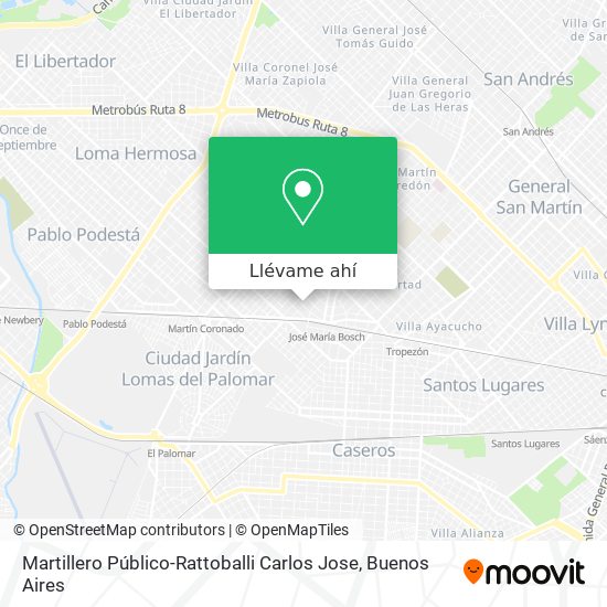 Mapa de Martillero Público-Rattoballi Carlos Jose