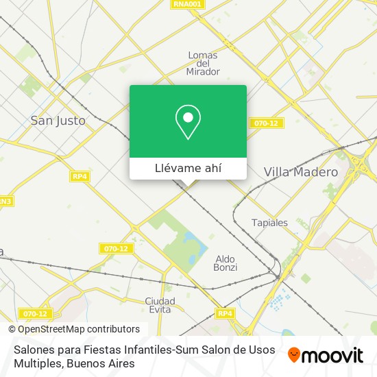 Mapa de Salones para Fiestas Infantiles-Sum Salon de Usos Multiples