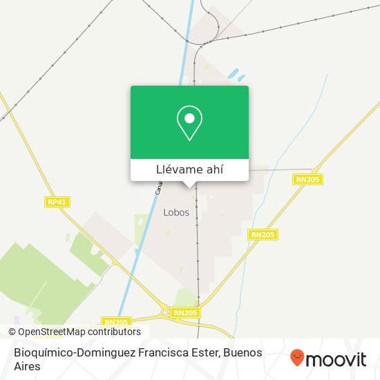 Mapa de Bioquímico-Dominguez Francisca Ester