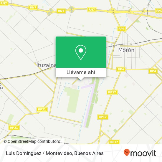 Mapa de Luis Domínguez / Montevideo