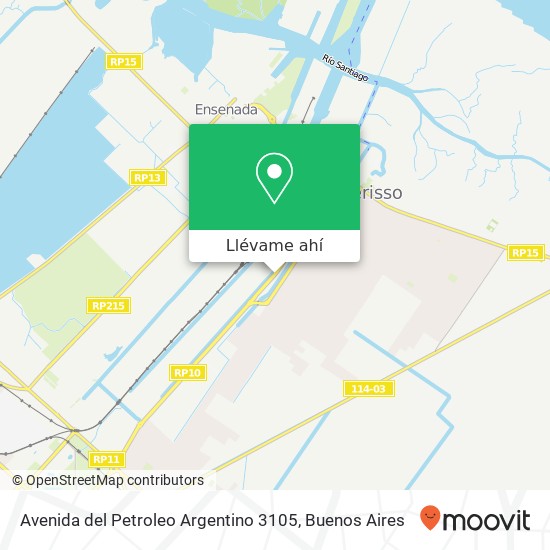 Mapa de Avenida del Petroleo Argentino 3105