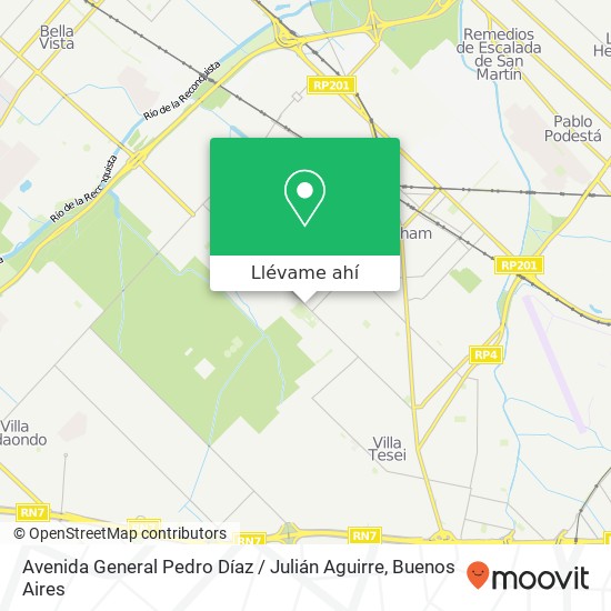 Mapa de Avenida General Pedro Díaz / Julián Aguirre