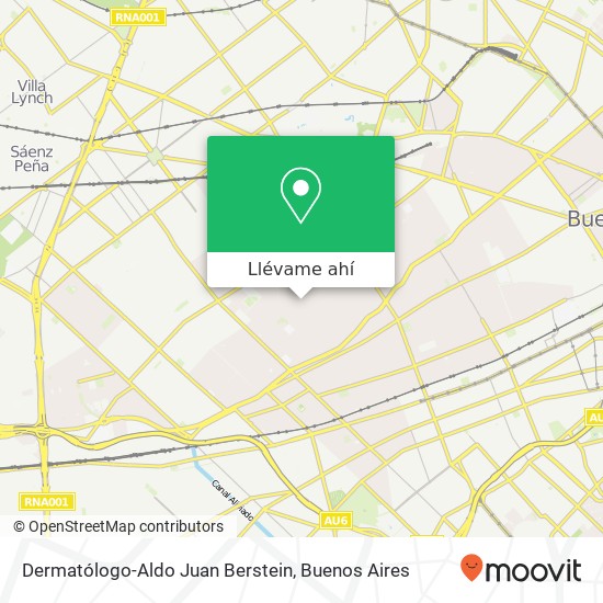 Mapa de Dermatólogo-Aldo Juan Berstein