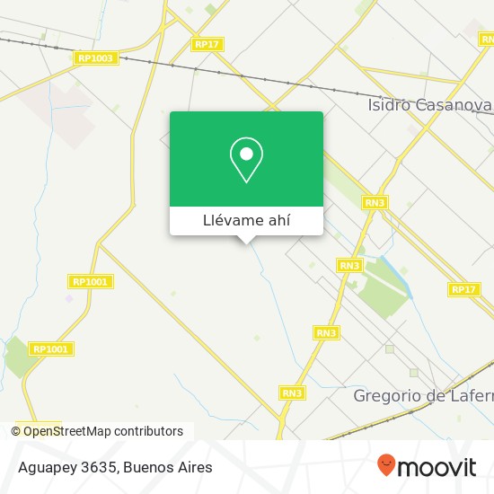 Mapa de Aguapey 3635