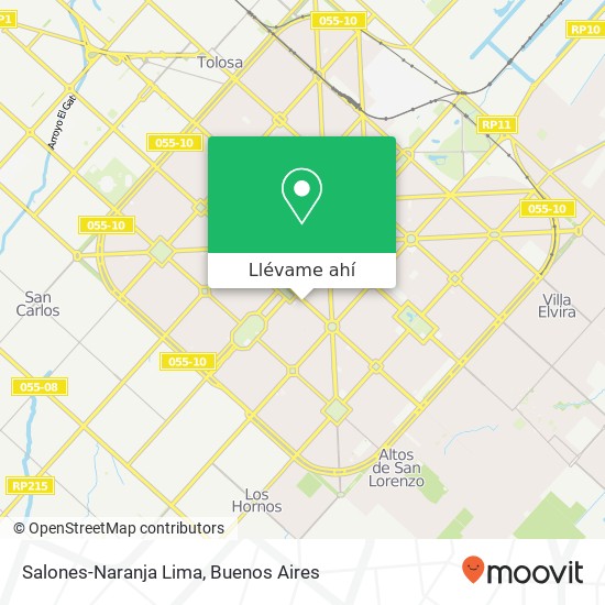Mapa de Salones-Naranja Lima