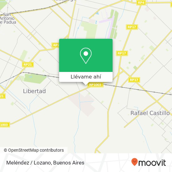 Mapa de Meléndez / Lozano