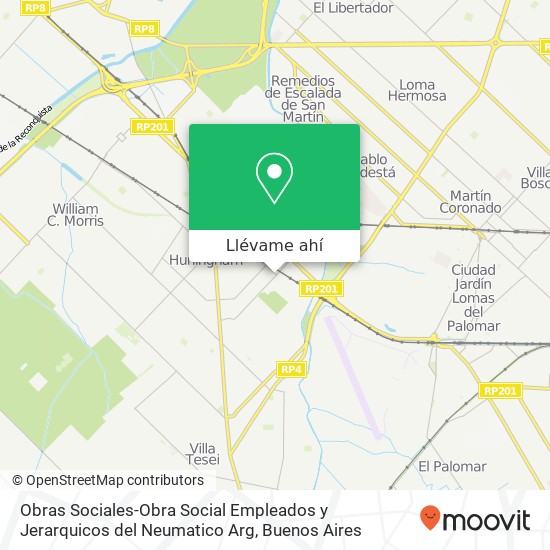 Mapa de Obras Sociales-Obra Social Empleados y Jerarquicos del Neumatico Arg