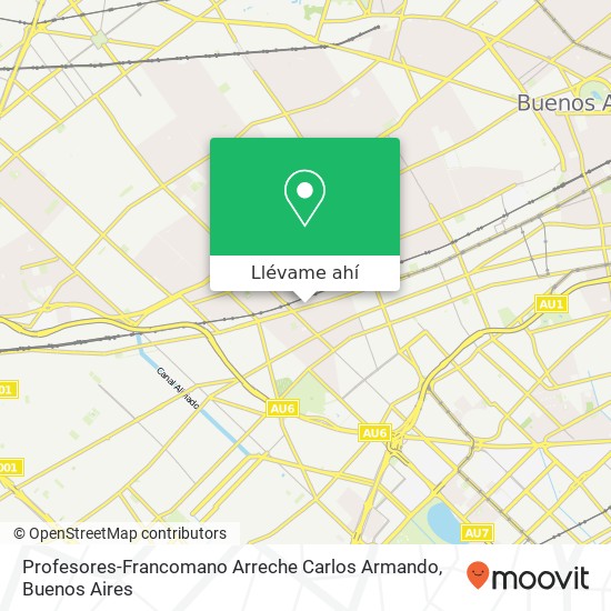Mapa de Profesores-Francomano Arreche Carlos Armando