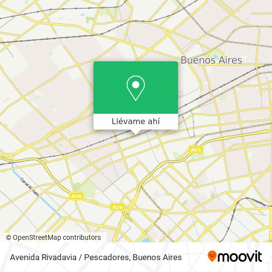 Mapa de Avenida Rivadavia / Pescadores