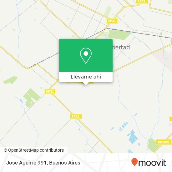 Mapa de José Aguirre 991