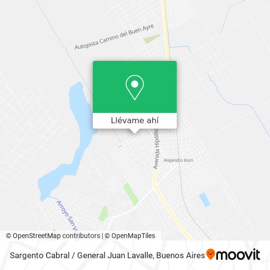 Mapa de Sargento Cabral / General Juan Lavalle