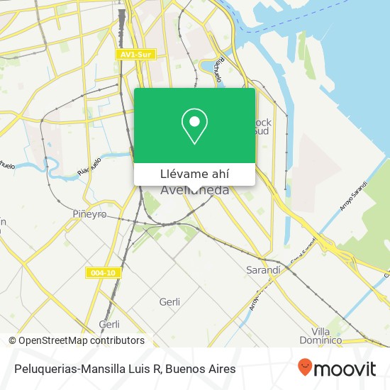 Mapa de Peluquerias-Mansilla Luis R