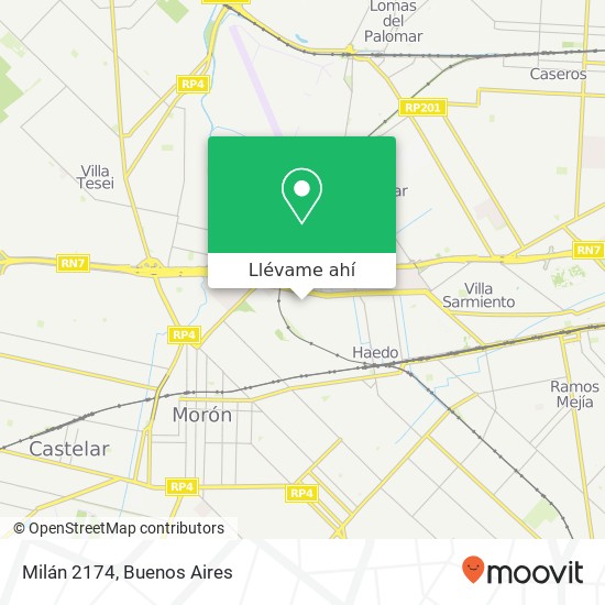 Mapa de Milán 2174