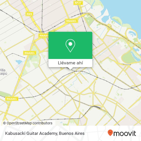 Mapa de Kabusacki Guitar Academy