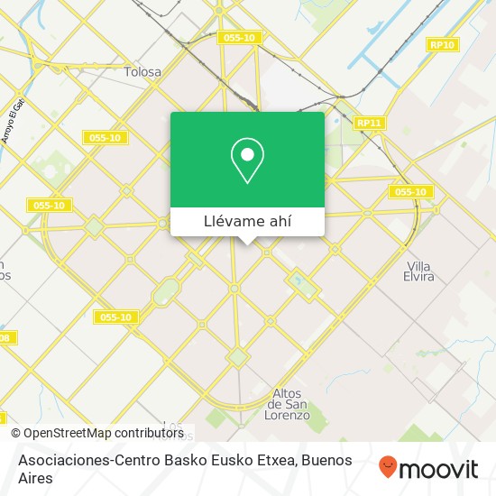 Mapa de Asociaciones-Centro Basko Eusko Etxea