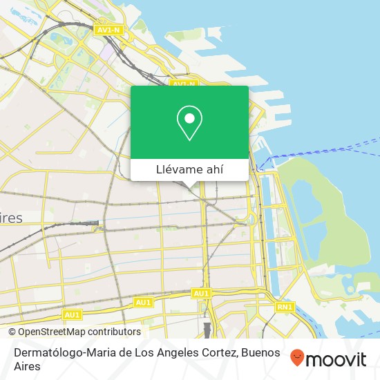 Mapa de Dermatólogo-Maria de Los Angeles Cortez