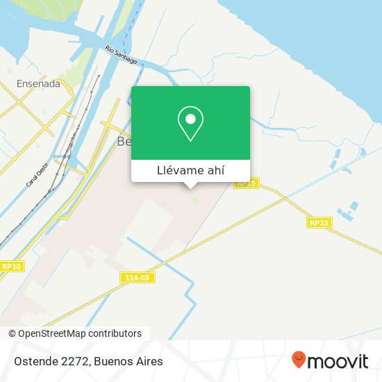 Mapa de Ostende 2272