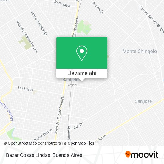 Mapa de Bazar Cosas Lindas