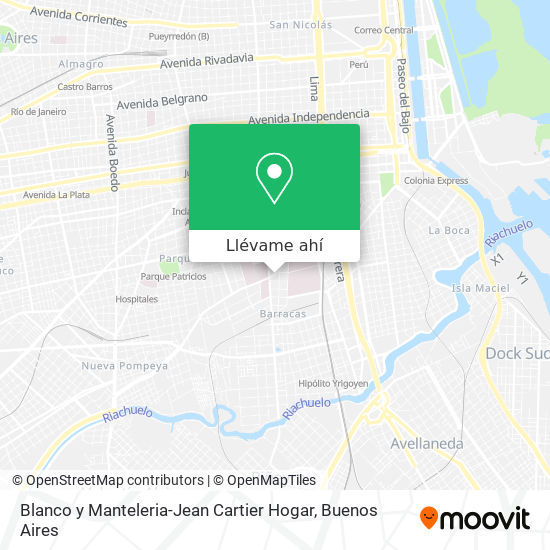 Mapa de Blanco y Manteleria-Jean Cartier Hogar