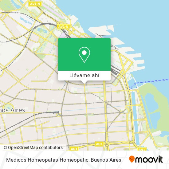 Mapa de Medicos Homeopatas-Homeopatic