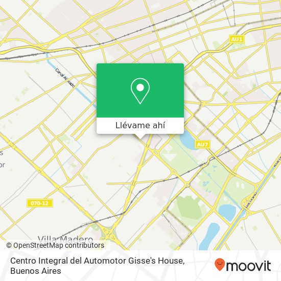 Mapa de Centro Integral del Automotor Gisse's House