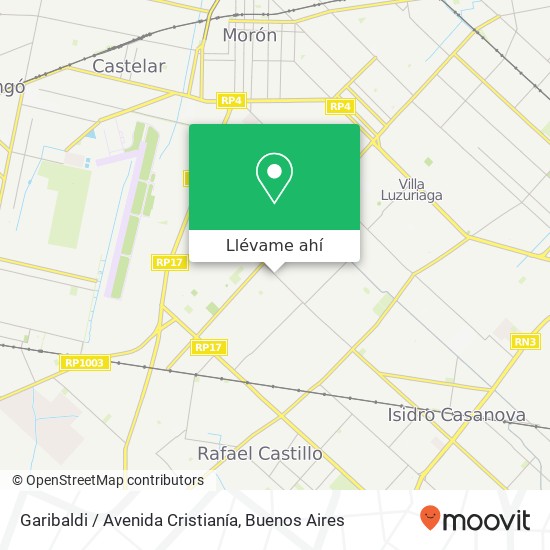 Mapa de Garibaldi / Avenida Cristianía