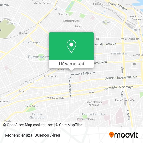 Mapa de Moreno-Maza