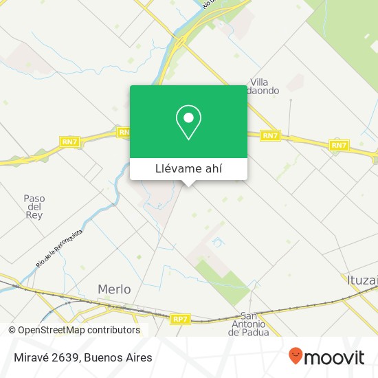 Mapa de Miravé 2639