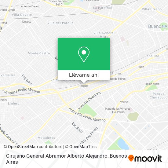 Mapa de Cirujano General-Abramor Alberto Alejandro