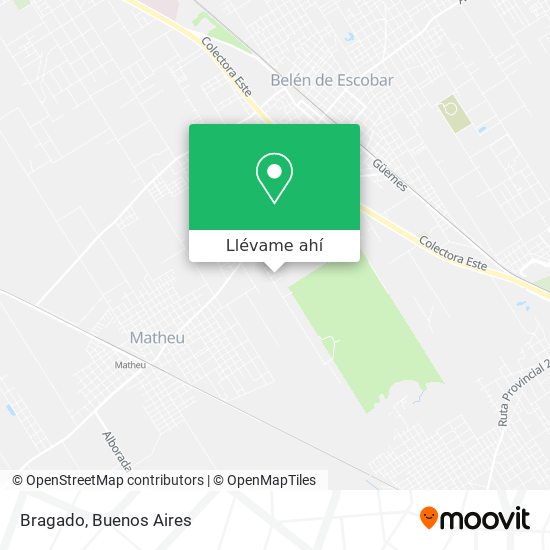 Mapa de Bragado