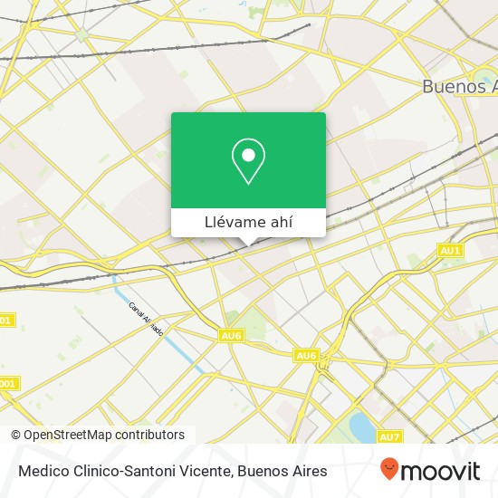 Mapa de Medico Clinico-Santoni Vicente