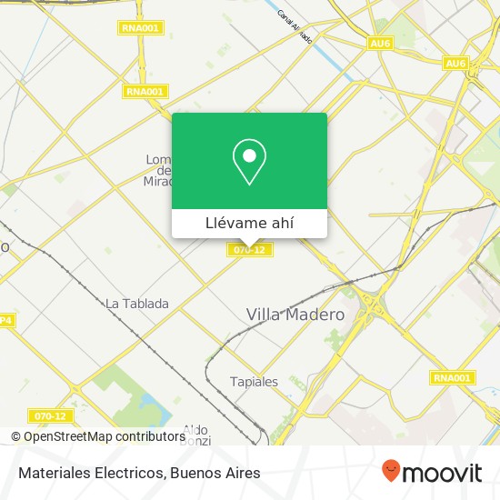 Mapa de Materiales Electricos