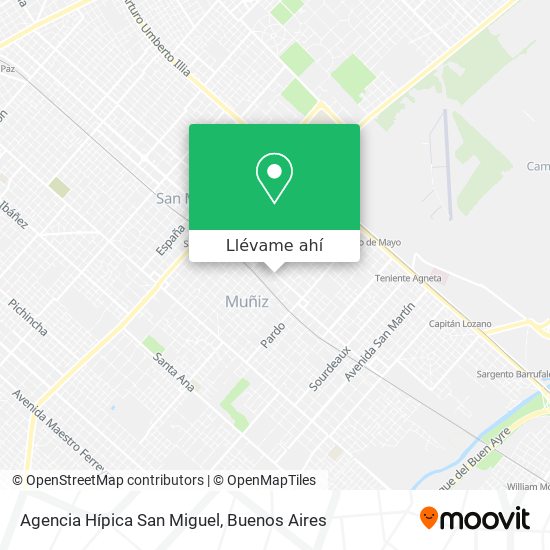 Mapa de Agencia Hípica San Miguel