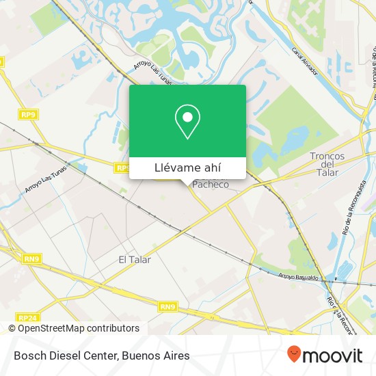 Mapa de Bosch Diesel Center