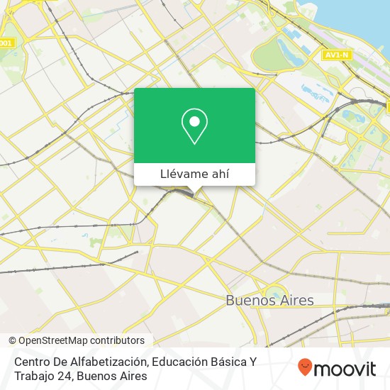 Mapa de Centro De Alfabetización, Educación Básica Y Trabajo 24