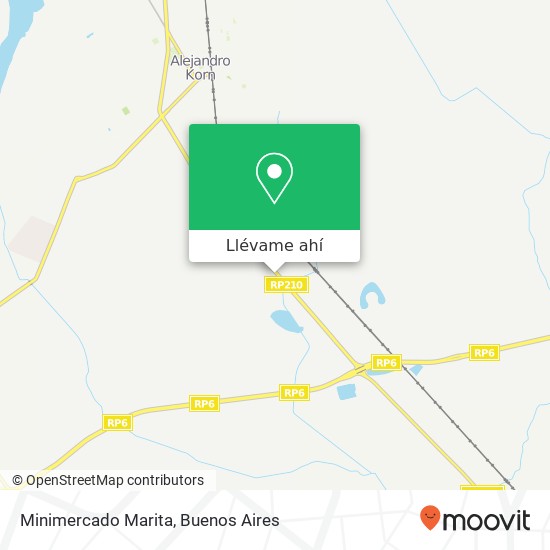 Mapa de Minimercado Marita