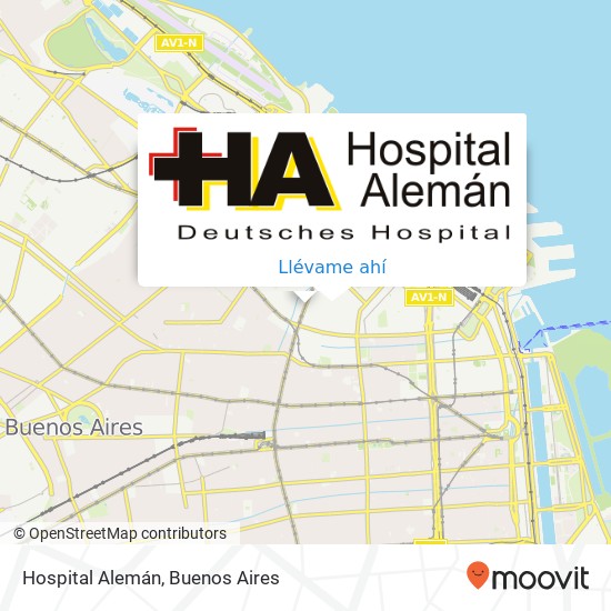 Mapa de Hospital Alemán