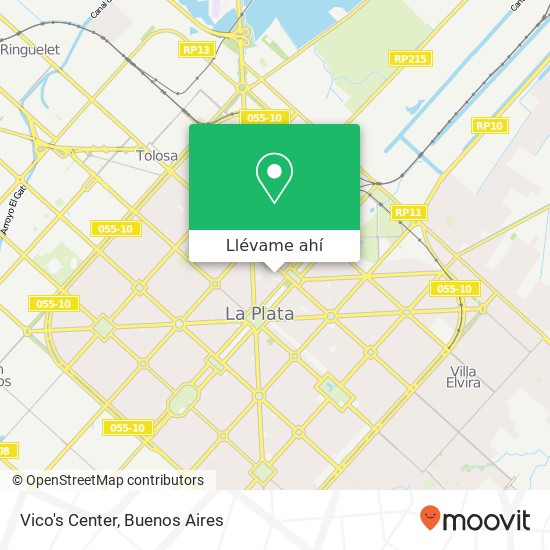 Mapa de Vico's Center